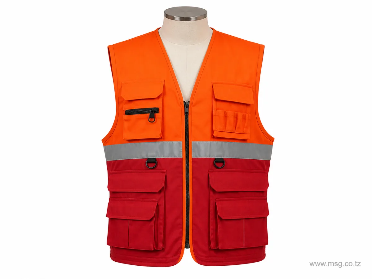 Safari Vest: Vesti ya Mifuko ya Kazi